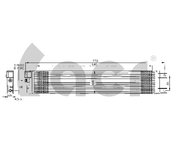 Condenseur, climatisation ACR 300330