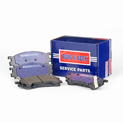 Kit de plaquettes de frein, frein à disque BORG & BECK BBP1750