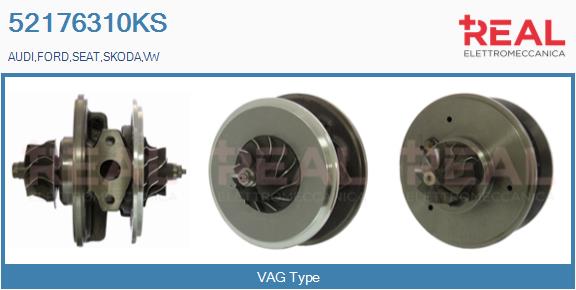 Groupe carter, turbocompresseur REAL 52176310KS