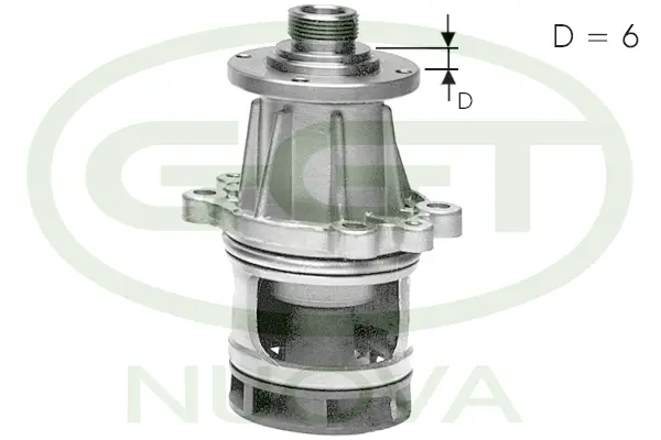 Pompe à eau, refroidissement du moteur GGT PA10579