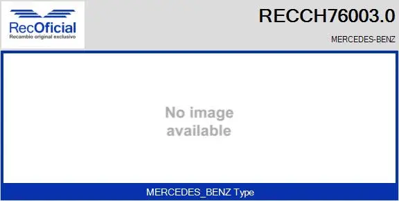 Groupe carter, turbocompresseur RECOFICIAL RECCH76003.0