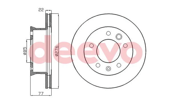 Disque de frein DEEVO BD32020