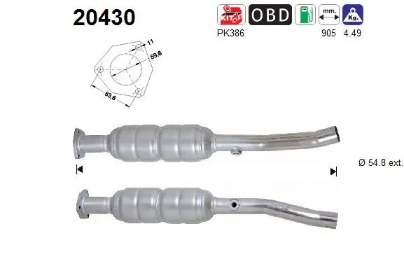 Catalyseur AS 20430