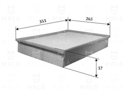 Filtre à air AKRON-MALÒ 1500529