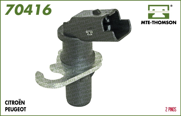 Capteur d'angle, vilebrequin MTE-THOMSON 70416