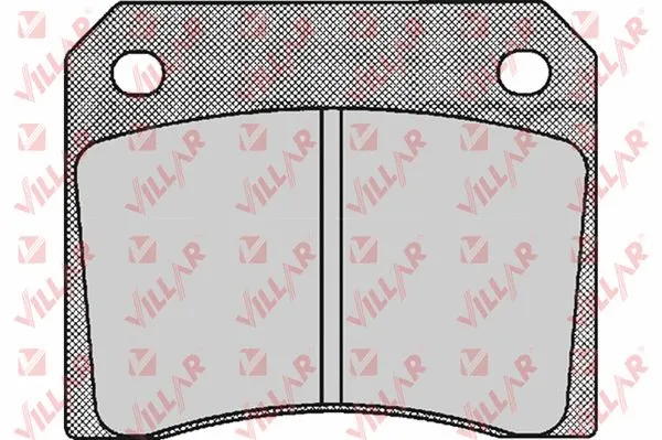 Kit de plaquettes de frein, frein à disque VILLAR 626.0530
