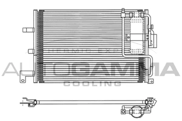 Condenseur, climatisation AUTOGAMMA 102776