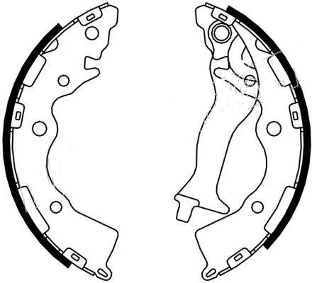 Jeu de mâchoires de frein SB BS11617