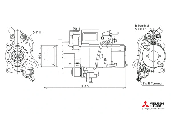 Démarreur KUTNAK AUTOMOTIVE 723373/M