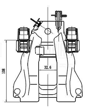 Étrier de frein TRIALLI CF 052304