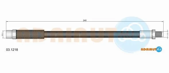 Flexible de frein ADRIAUTO 03.1218