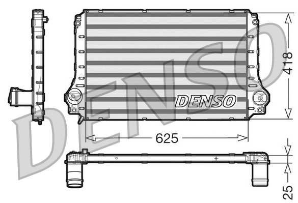 Refroidisseur d'air de suralimentation DENSO DIT50003
