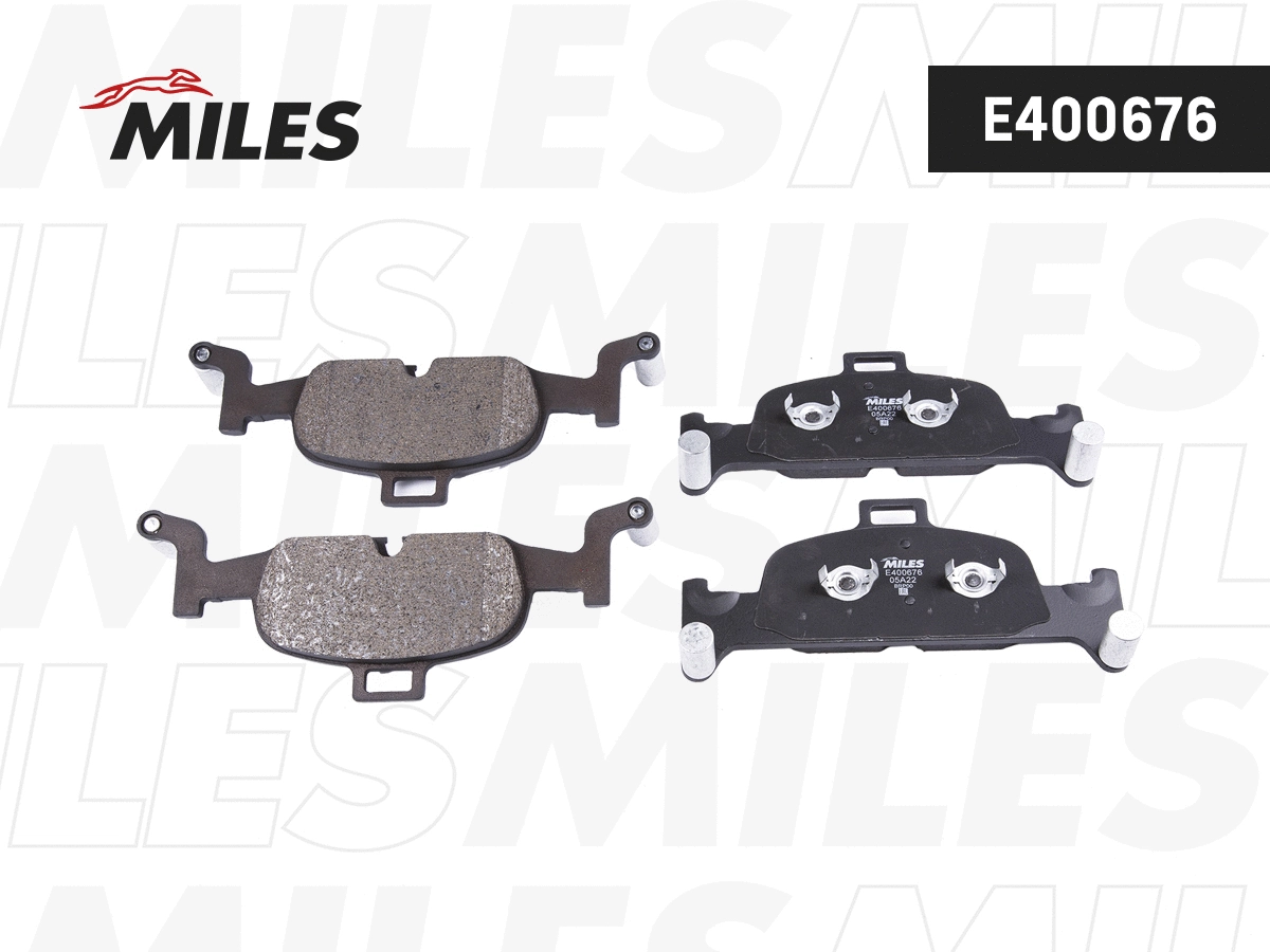 Kit de plaquettes de frein, frein à disque MILES E400676