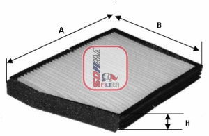 Filtre, air de l'habitacle SOFIMA S 3138 C