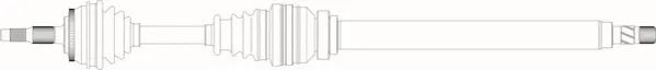 Arbre de transmission GENERAL RICAMBI VO3018