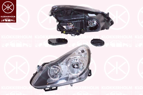Projecteur principal KLOKKERHOLM 50240144