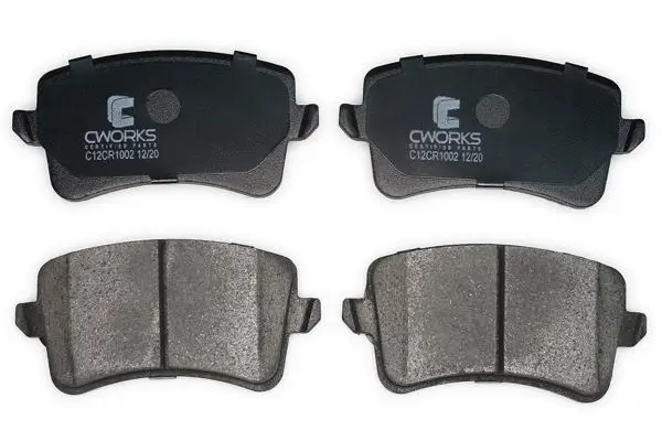 Kit de plaquettes de frein, frein à disque CWORKS C12CR1002
