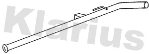 Tuyau d'échappement KLARIUS 142719
