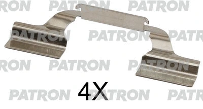 Kit d'accessoires, plaquette de frein à disque PATRON PSRK1339
