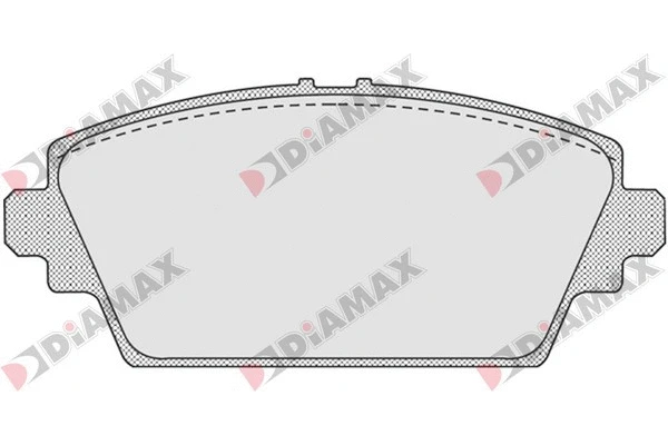 Kit de plaquettes de frein, frein à disque DIAMAX N09172