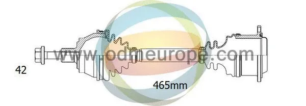 Arbre de transmission 4X4 ESTANFI EST-18-213200