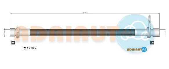 Flexible de frein ADRIAUTO 52.1218.2