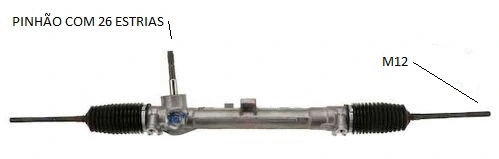 Crémaillère de direction NEOCOM DM-1207