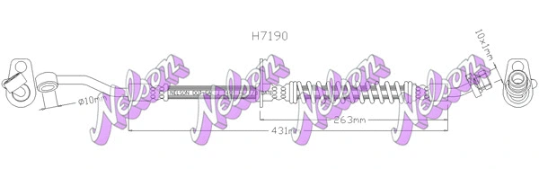 Flexible de frein KAWE H7190