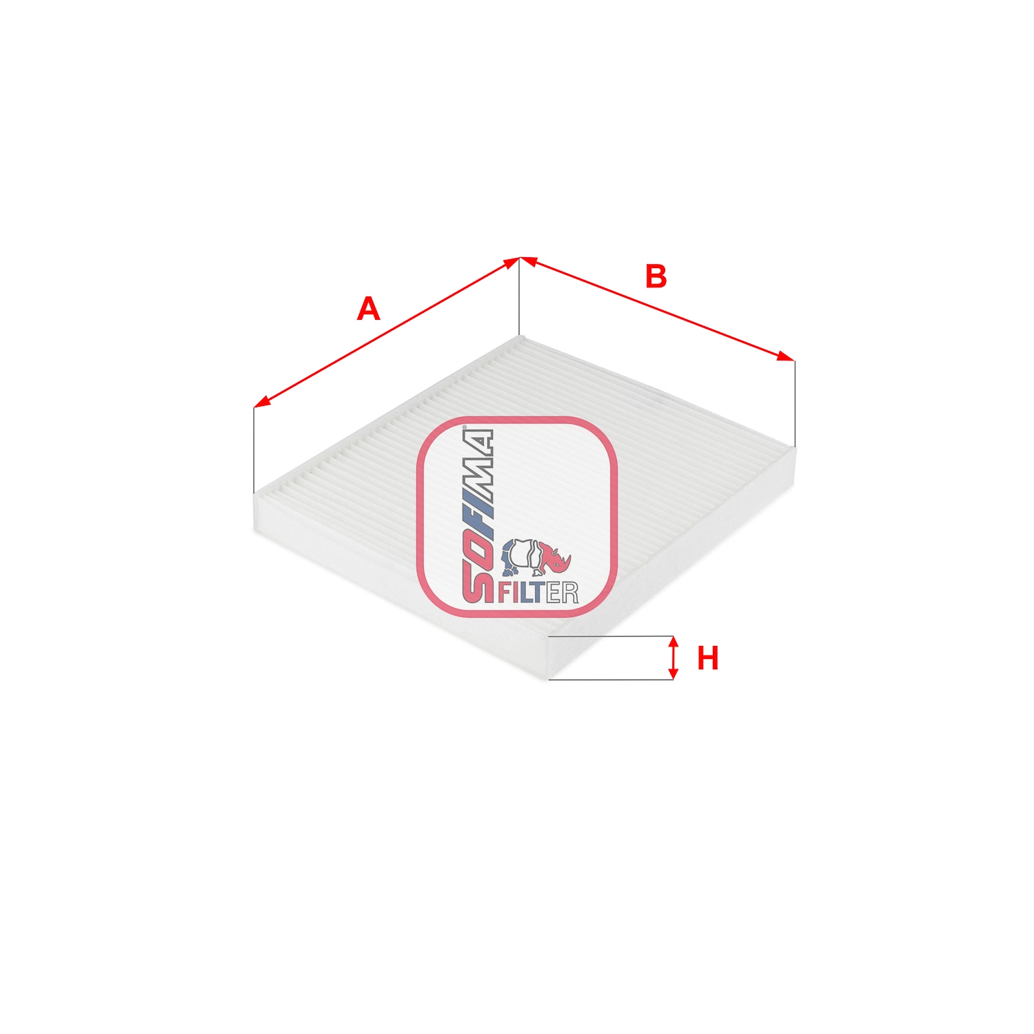 Filtre, air de l'habitacle SOFIMA S 3243 C