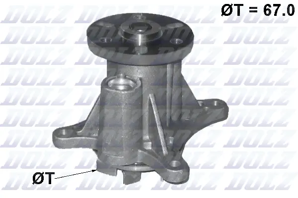 Pompe à eau, refroidissement du moteur DOLZ C140