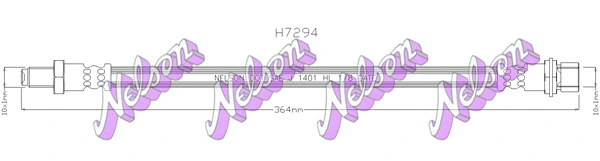 Flexible de frein KAWE H7294
