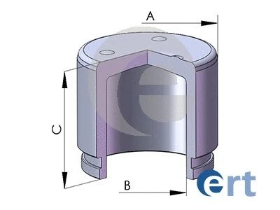 Piston, étrier de frein ERT 151244-C