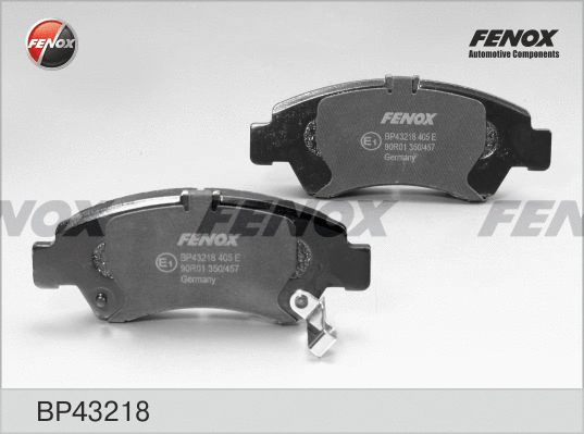 Kit de plaquettes de frein, frein à disque FENOX BP43218