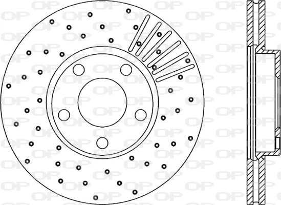 Disque de frein OPEN PARTS BDRS1732.25
