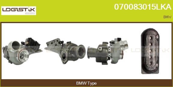 Turbocompresseur, suralimentation LGK 070083015LKA