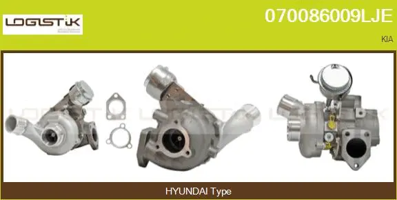 Turbocompresseur, suralimentation LGK 070086009LJE