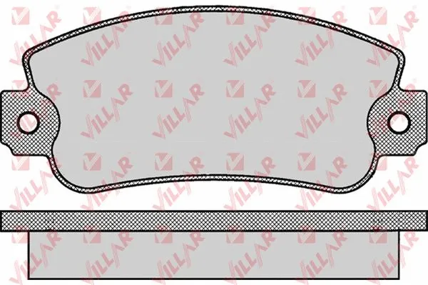 Kit de plaquettes de frein, frein à disque VILLAR 626.0006