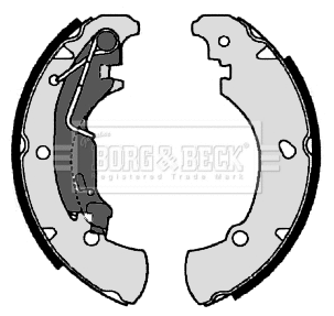 Jeu de mâchoires de frein BORG & BECK BBS6352
