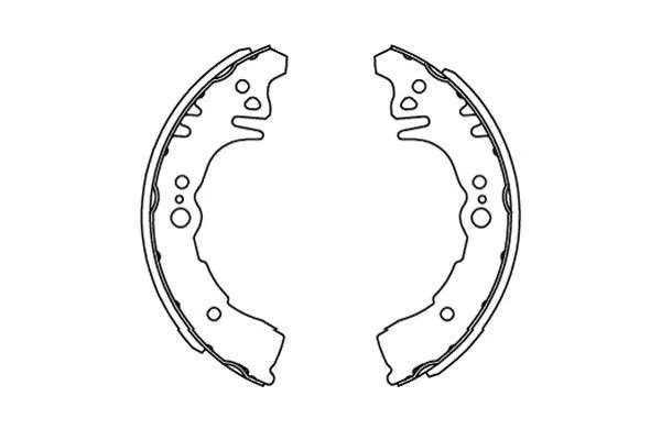 Jeu de mâchoires de frein KAVO PARTS KBS-9917