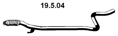 Tuyau d'échappement EBERSPÄCHER 19.5.04