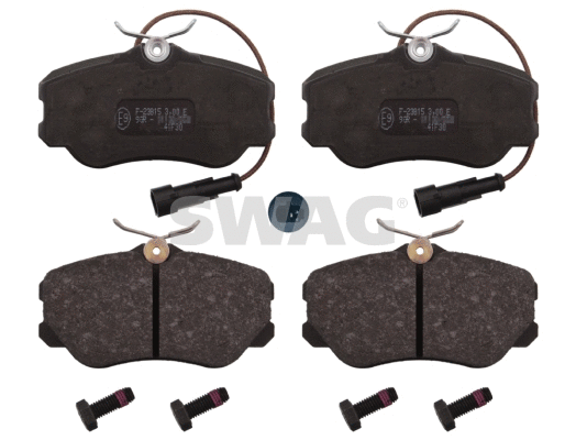 Kit de plaquettes de frein, frein à disque SWAG 74 11 6004