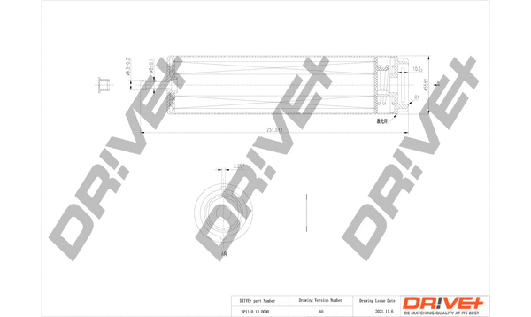 Filtre à carburant Dr!ve+ DP1110.13.0090