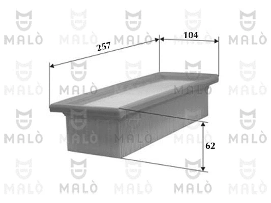 Filtre à air AKRON-MALÒ 1500126