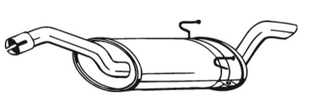Silencieux arrière Vellerand 12467