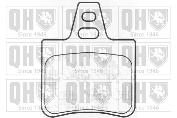 Kit de plaquettes de frein, frein à disque QUINTON HAZELL BP474