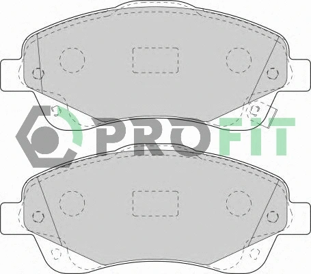 Kit de plaquettes de frein, frein à disque PROFIT 5000-1648 C
