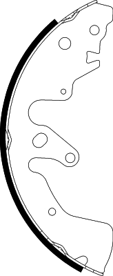 Jeu de mâchoires de frein NISSHINBO NS9005