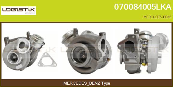 Turbocompresseur, suralimentation LGK 070084005LKA