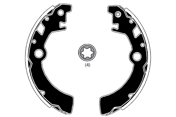 Jeu de mâchoires de frein RAICAM RA27970