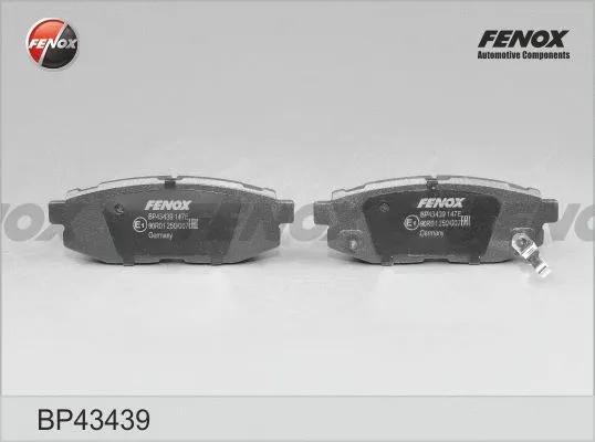 Kit de plaquettes de frein, frein à disque FENOX BP43439